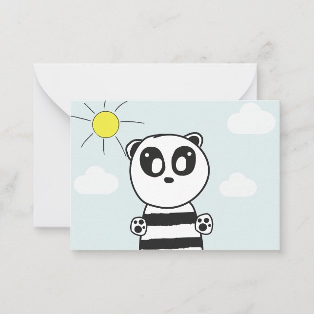 Panda Kids    Card (Front)