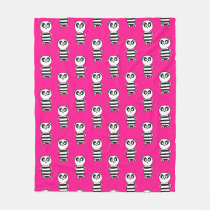 Panda Kids  Fleece Blanket