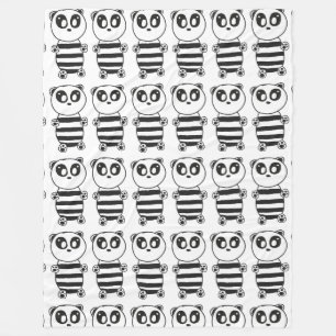 Panda Kids   Fleece Blanket