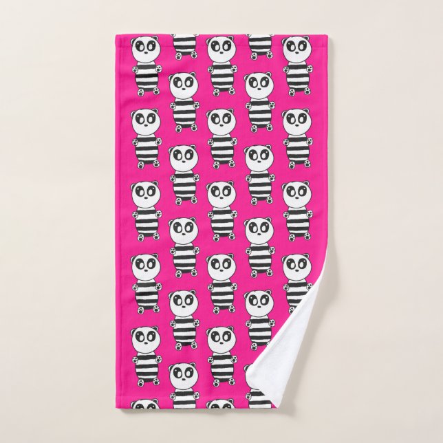 Panda Kids  Hand Towel (Hand Towel)
