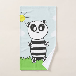 Panda Kids Hand Towel