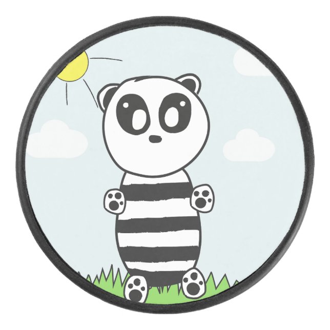 Panda Kids  Hockey Puck (Front)
