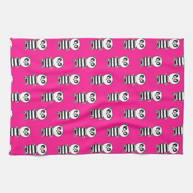 Panda Kids  Kitchen Towel (Horizontal)