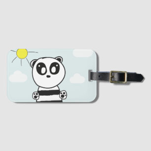 Panda Kids Luggage Tag