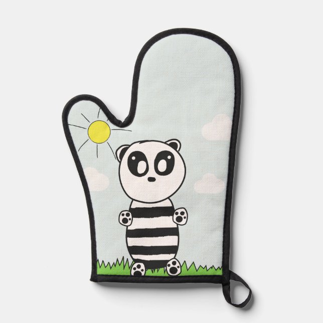 Panda Kids  Oven Mitt (Front)