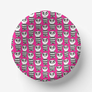 Panda Kids  Paper Plate