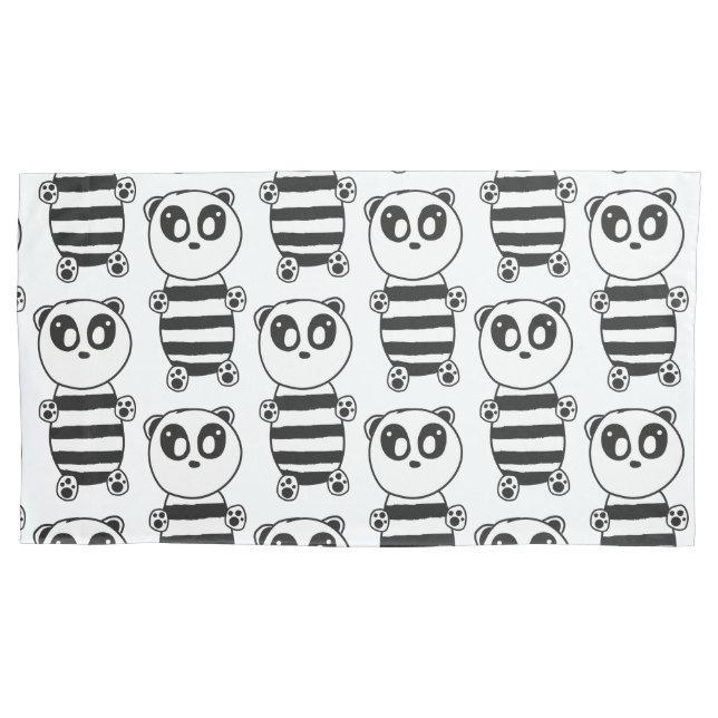 Panda Kids   Pillowcase (Front)