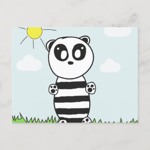 Panda Kids  Postcard