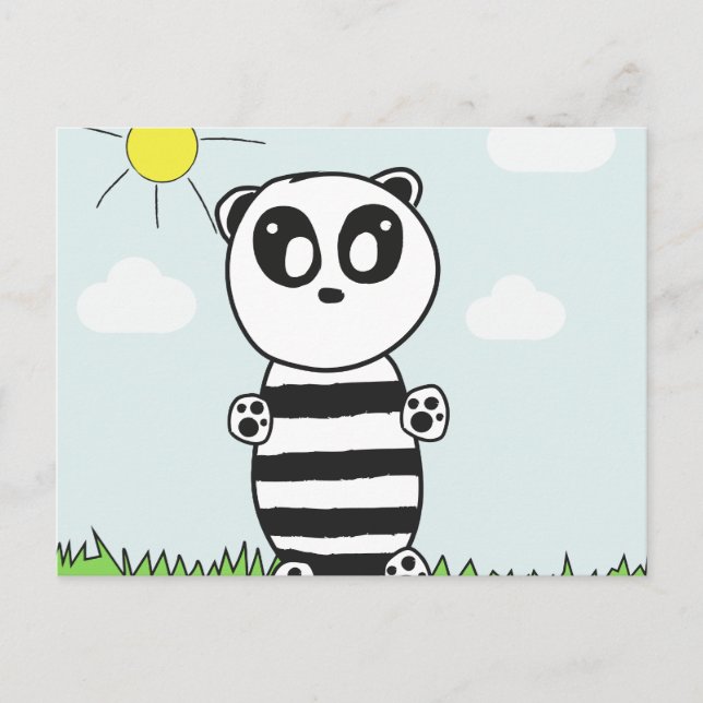 Panda Kids  Postcard (Front)