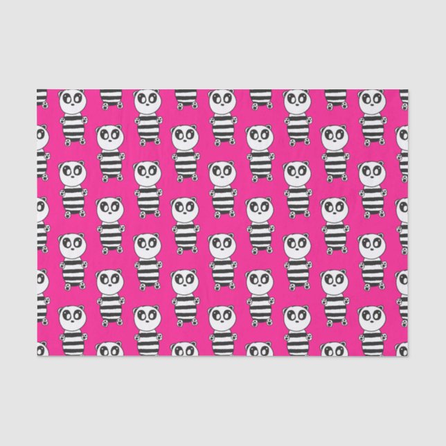 Panda Kids  Tissue Paper (Front)