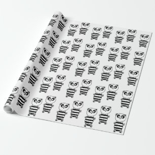 Panda Kids Wrapping Paper