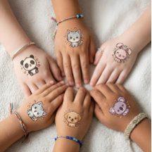 Panda, Kitten, Puppy, Bunny & Koala Animals Kids 