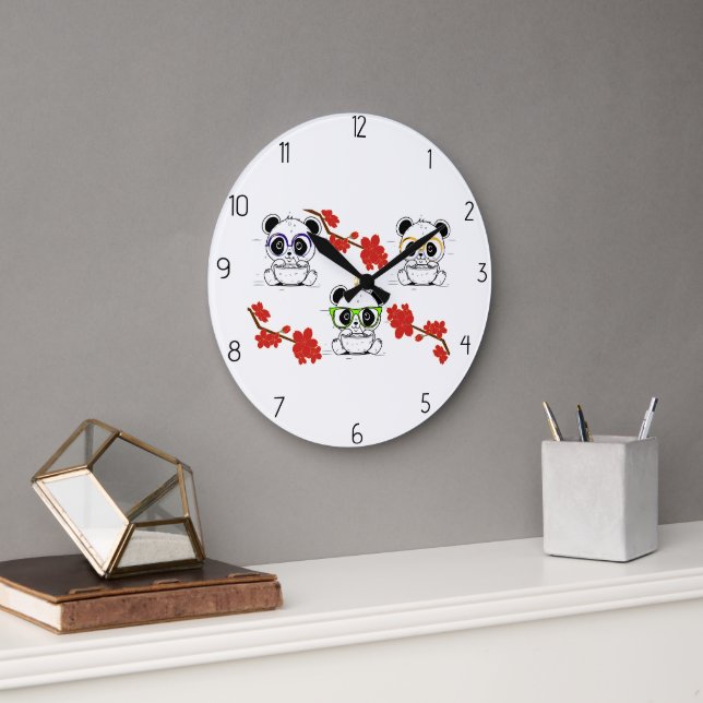 panda large clock (Office)