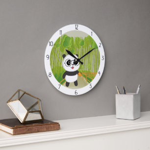 panda large clock