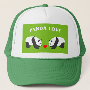 Panda Love (Green) Trucker Hat