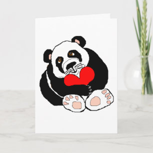 Panda Love Holiday Card