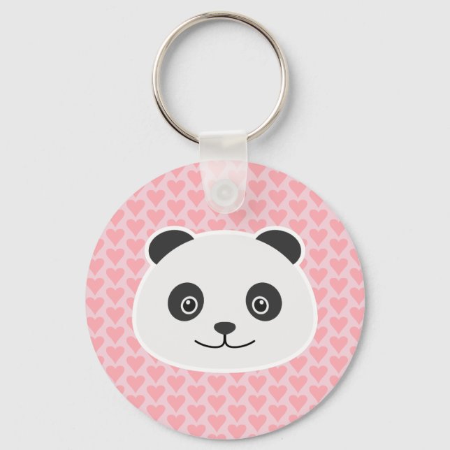Panda love keychain (Front)