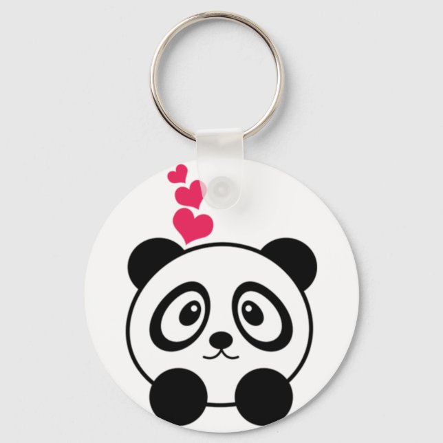 Panda Love Keychain (Front)