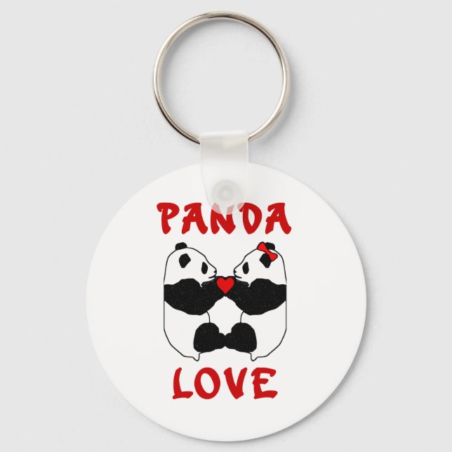 Panda Love Keychain (Front)