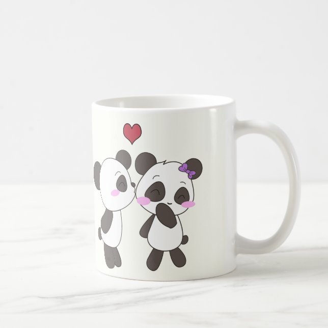 Panda Love Mugs! ^.^ Coffee Mug (Right)