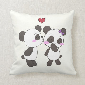 Panda Love Pillows! <3 Throw Pillow