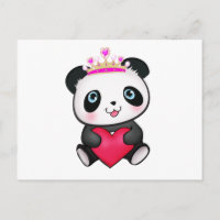 Panda Lover Fan Gift Valentine's Day Heart Present