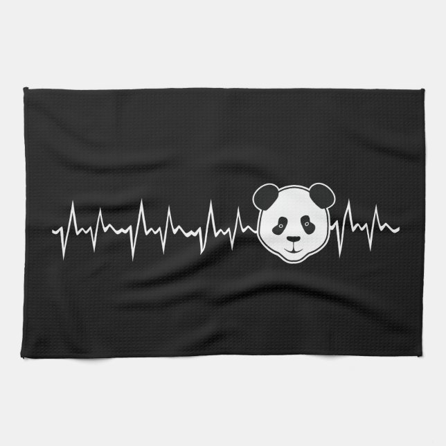 Panda Lover Kitchen Towel (Horizontal)