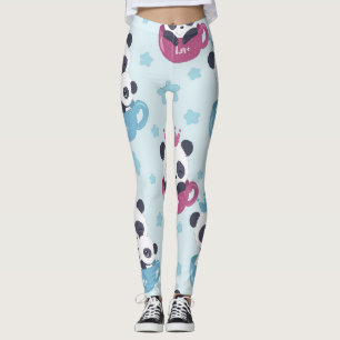 Panda Lover The Panda Is A Nasty Animal Leggings