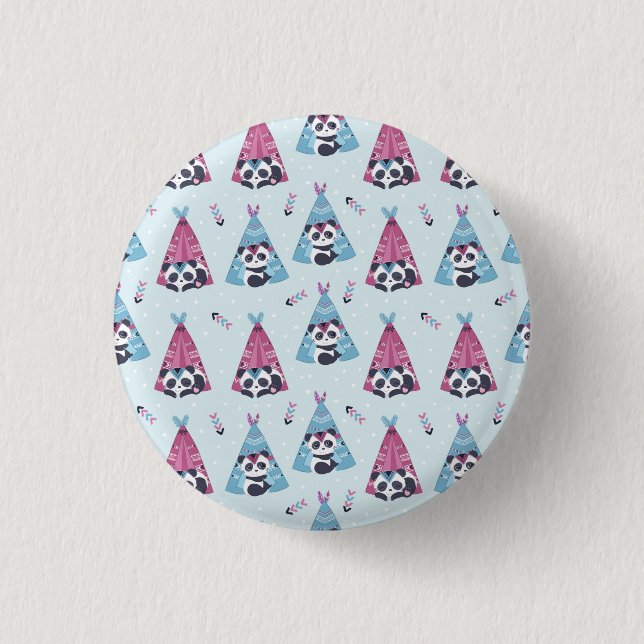 Panda Lover | To Be Like Panda 1 Inch Round Button (Front)