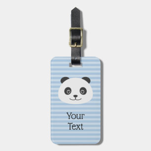 Panda Luggage Tag