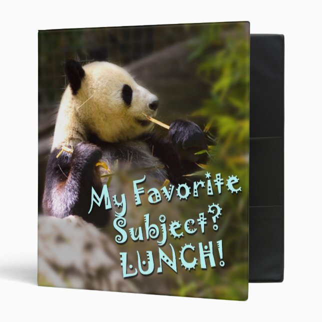 Panda Lunch Classeur (Devant/intérieur)