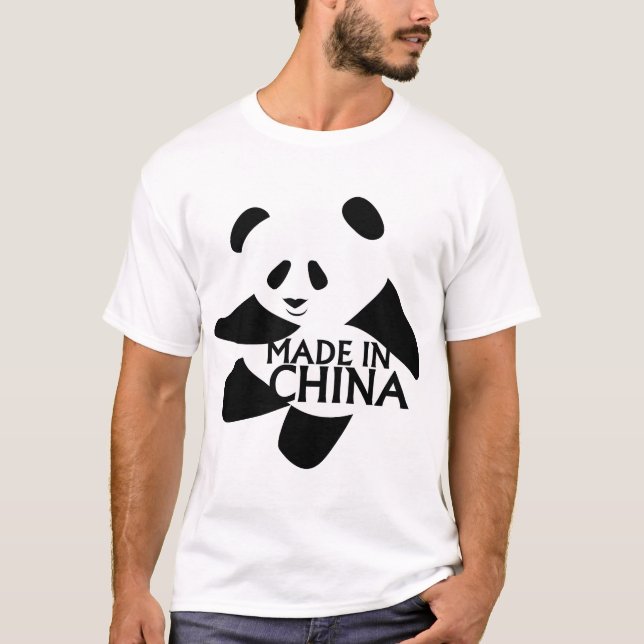Panda, Made in China T-Shirt (Front)