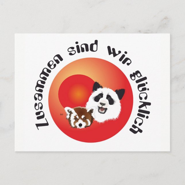 Panda Meeting postcard (Front)