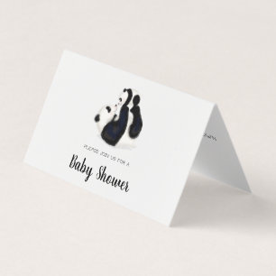 Panda mère et baby shower petit