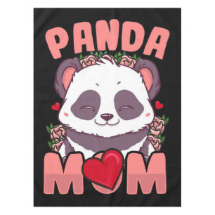 Panda Mom   Gift For Owner Panda Mom Tablecloth
