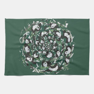 Panda-monium Kitchen Towel