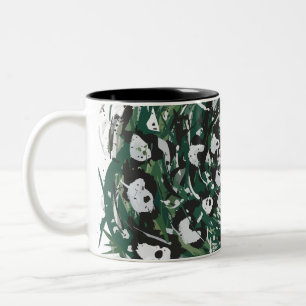 Panda-monium Two-Tone Coffee Mug
