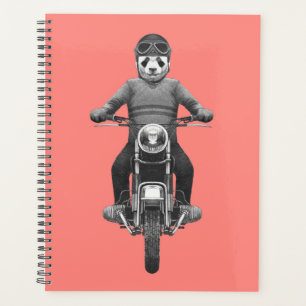 Panda Motorcyle Rider Planner
