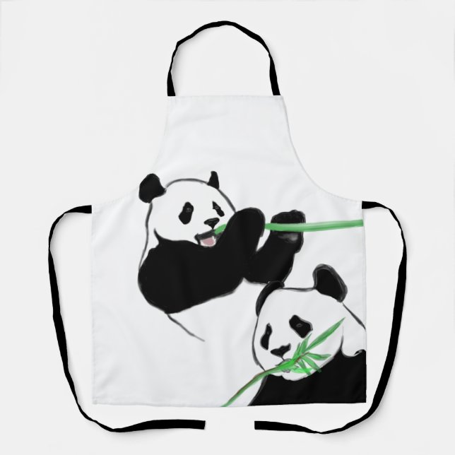 Panda name apron (Front)