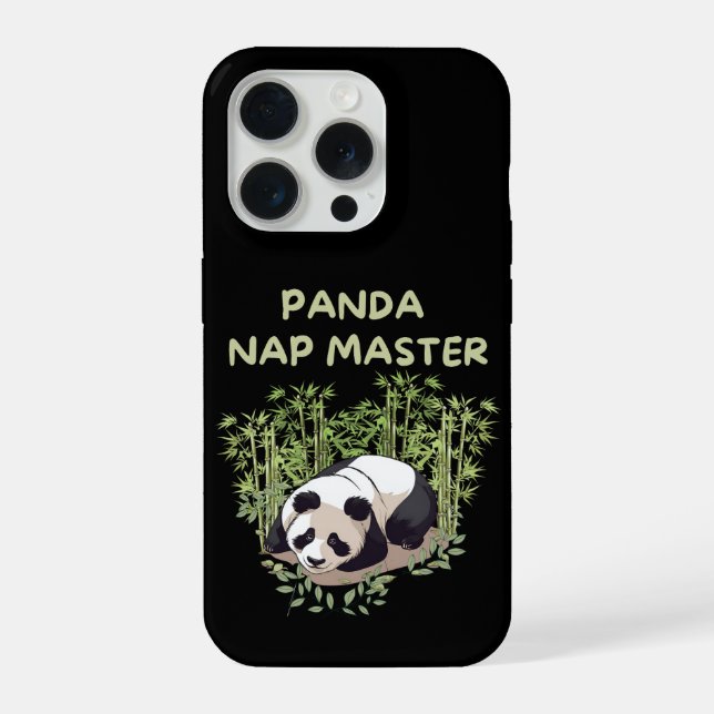 Panda Nap Master iPhone Case (Back)