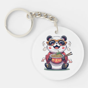 Panda Noodles Keychain