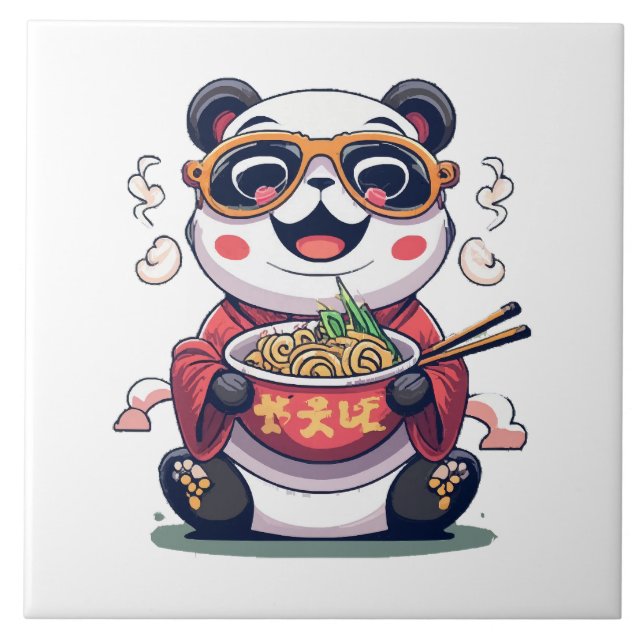 Panda Noodles Tile (Front)