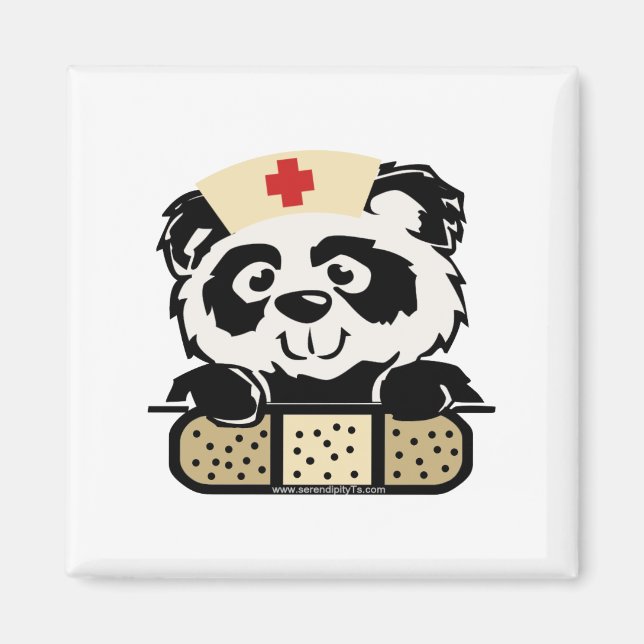 Panda Nurse Magnet (Front)