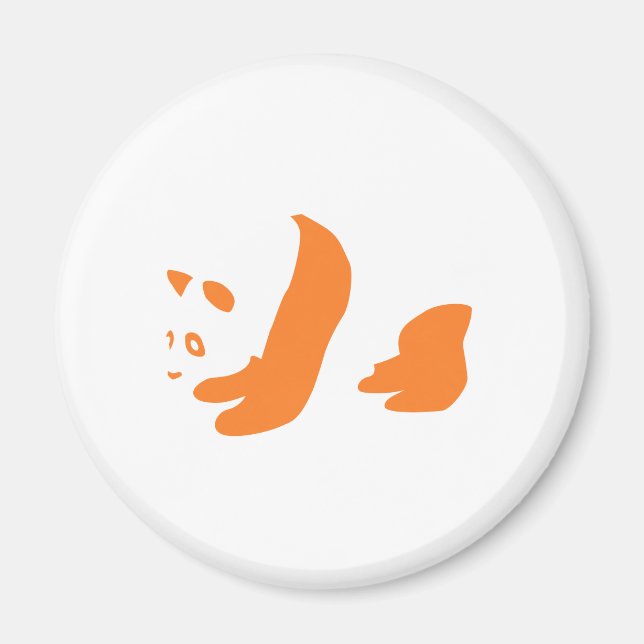 Panda (Orange) Magnet (Front)