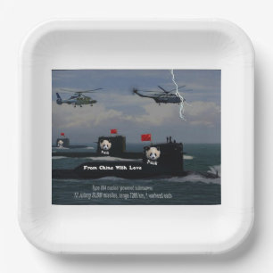 Panda pack paper plate