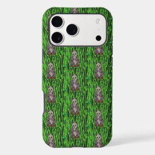 Panda (pattern) - iPhone Case