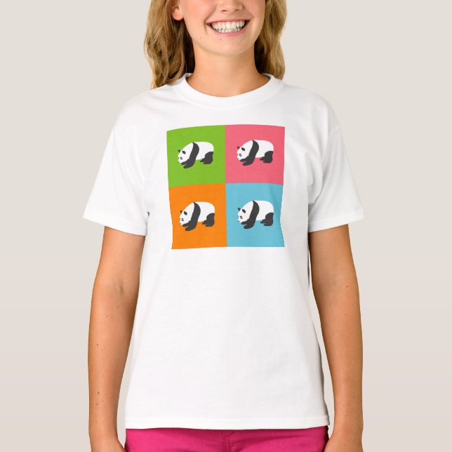 Panda Pattern T-Shirt (Front)
