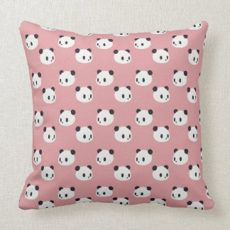 Panda pattern throw pillow
