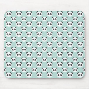 Panda patterned mouse pad