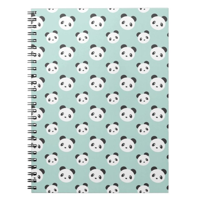 Panda patterned notebook (Front)